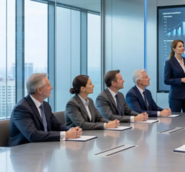 Consultants collaborating over a digital transformation roadmap
