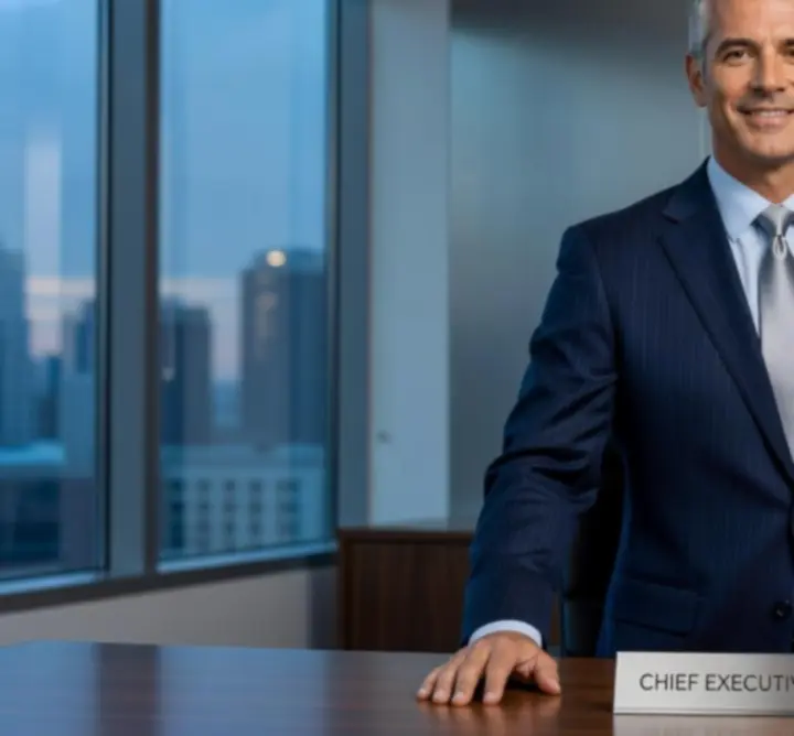 Executive leader portrait in a corporate environment